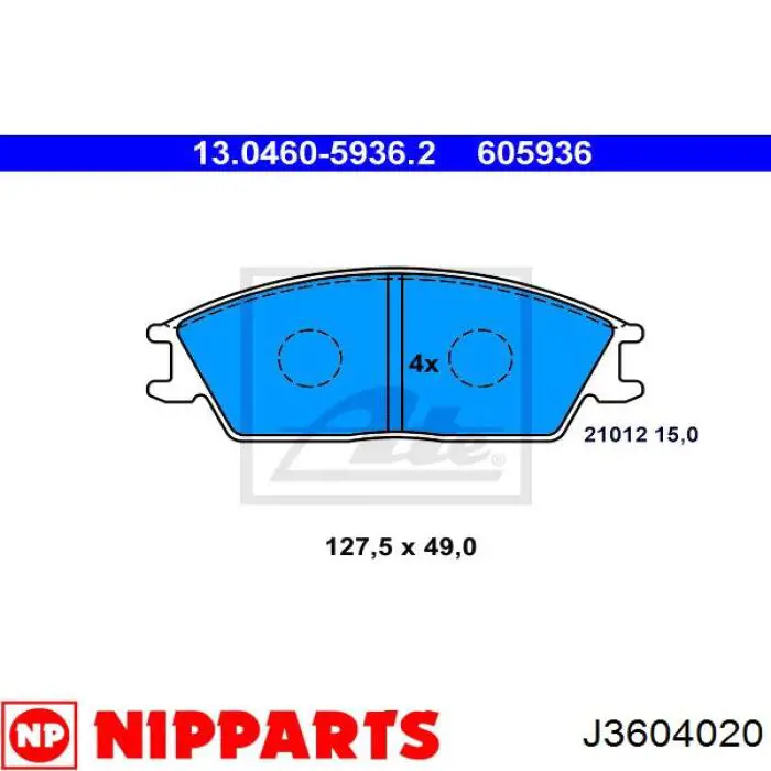 1617284380 Peugeot/Citroen pastillas de freno delanteras