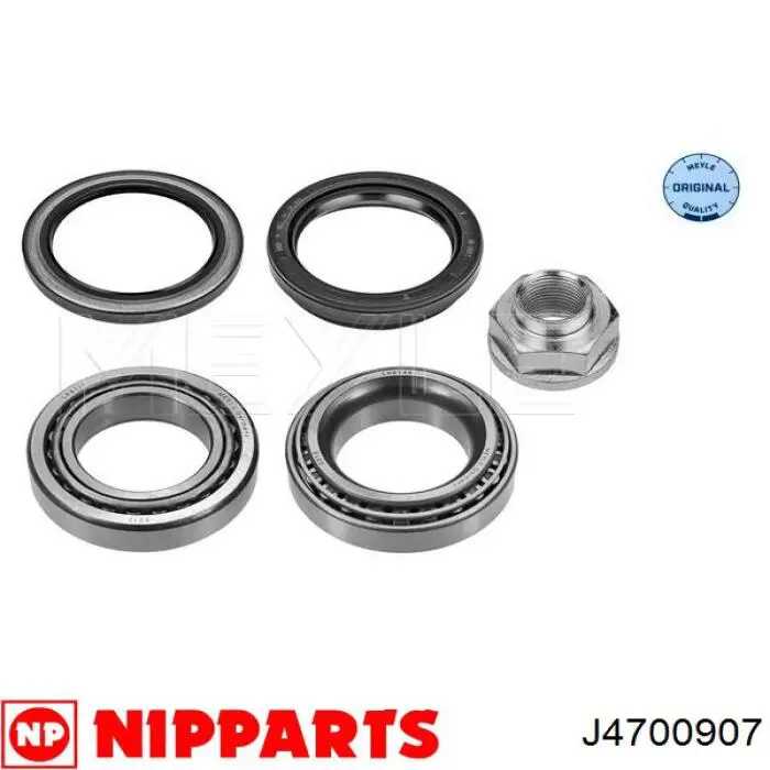 J4700907 Nipparts cojinete de rueda delantero