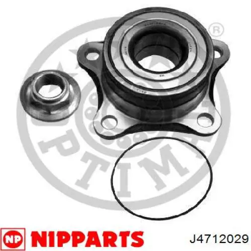 J4712029 Nipparts cubo de rueda trasero