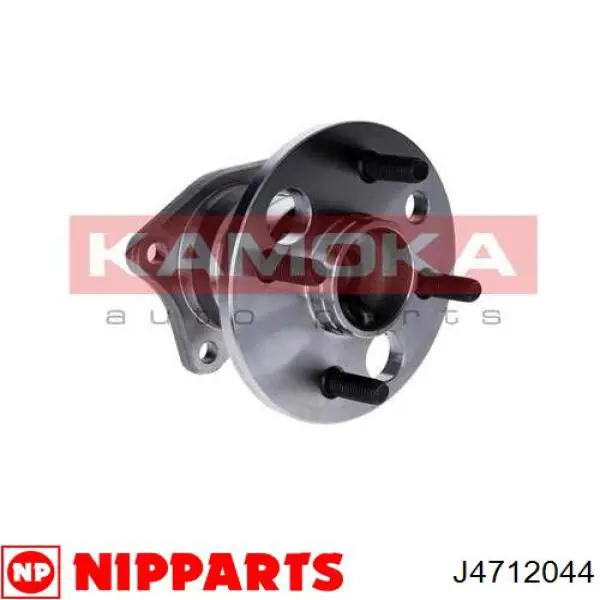 J4712044 Nipparts cubo de rueda trasero