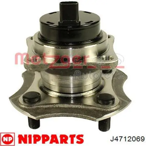 J4712069 Nipparts cubo de rueda trasero