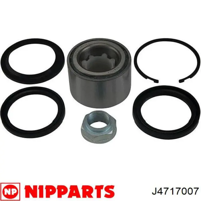 J4717007 Nipparts cojinete de rueda trasero