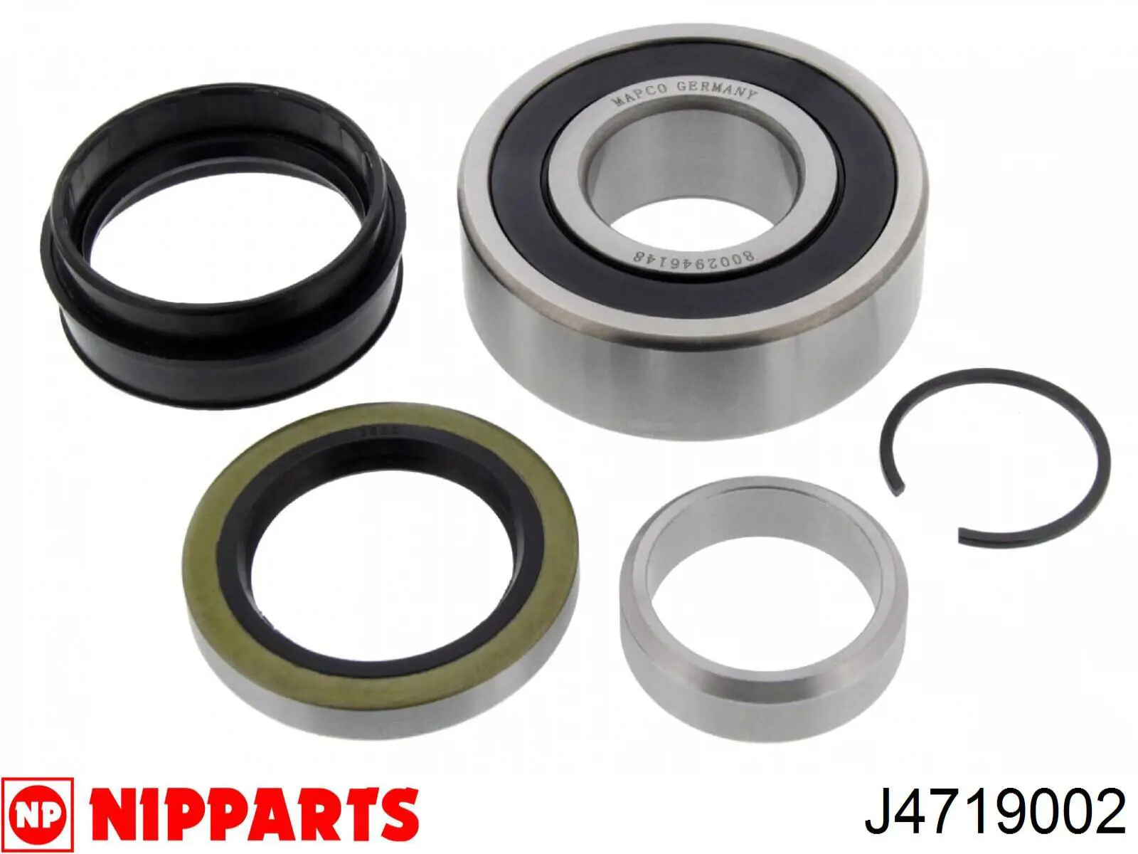 J4719002 Nipparts cojinete de rueda trasero