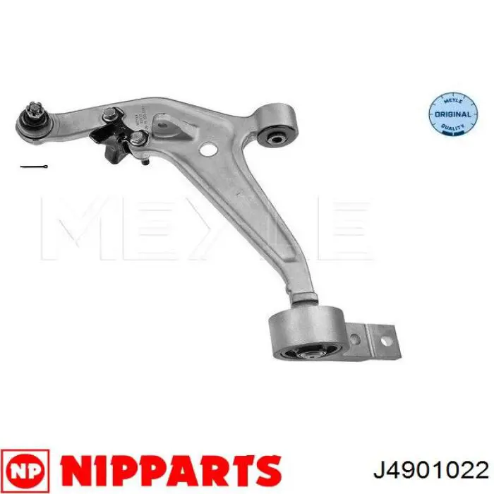 J4901022 Nipparts barra oscilante, suspensión de ruedas delantera, inferior izquierda