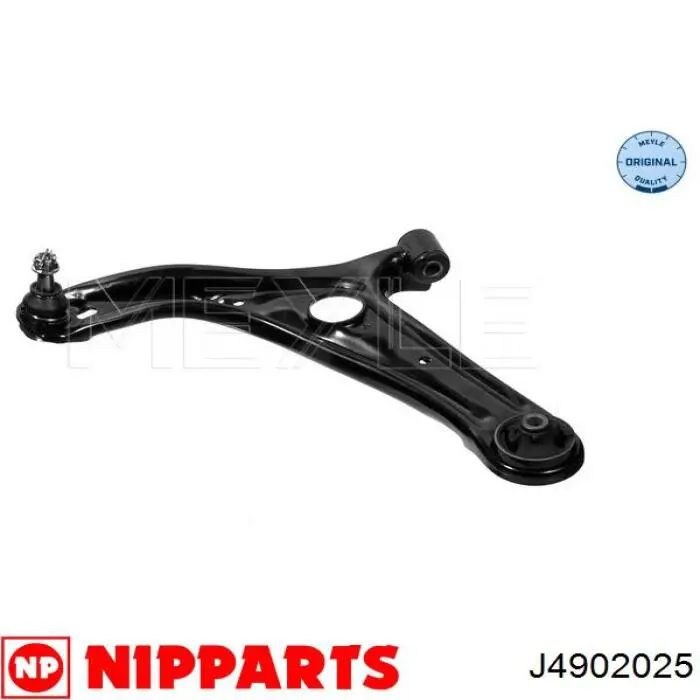 J4902025 Nipparts barra oscilante, suspensión de ruedas delantera, inferior izquierda