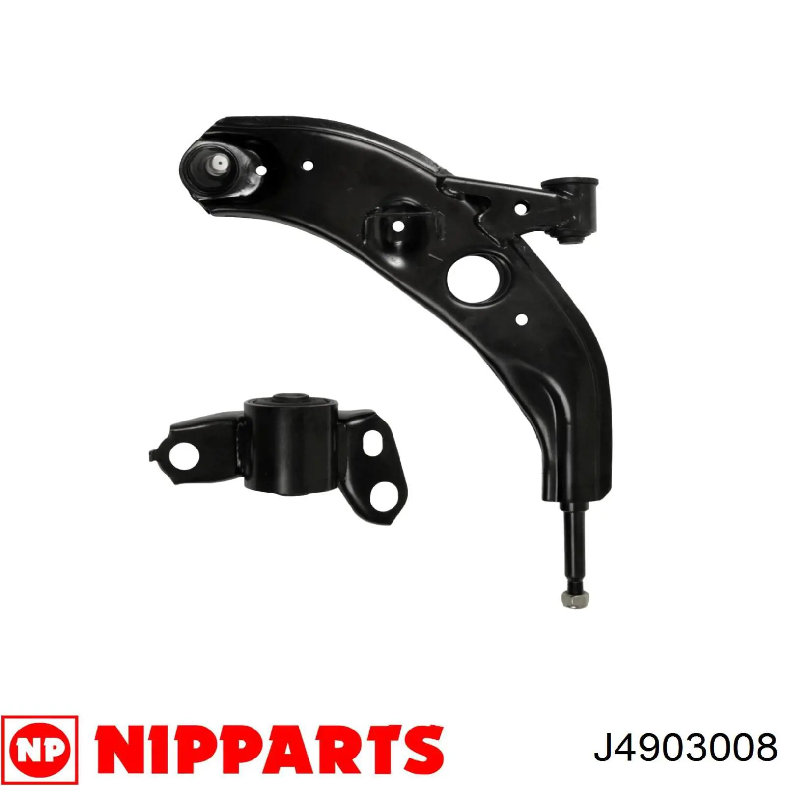 J4903008 Nipparts barra oscilante, suspensión de ruedas delantera, inferior izquierda