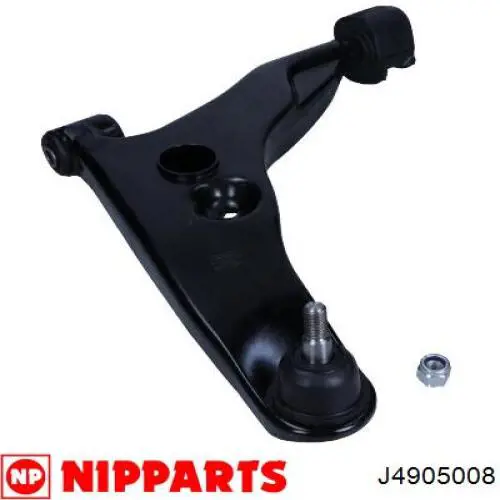 J4905008 Nipparts barra oscilante, suspensión de ruedas delantera, inferior izquierda