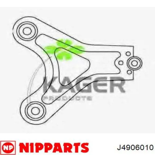  Barra oscilante, suspensión de ruedas delantera, inferior izquierda para Daihatsu Sirion M1