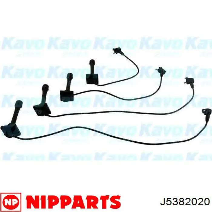 J5382020 Nipparts juego de cables de encendido