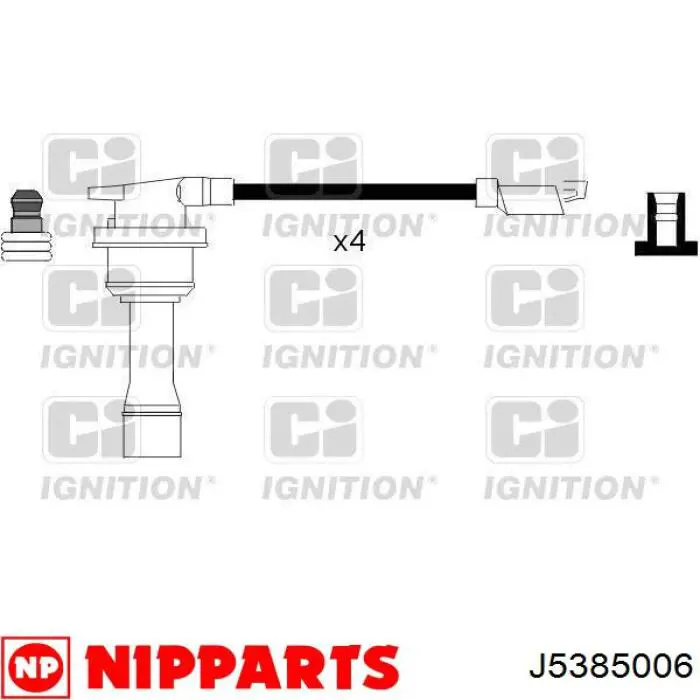  Juego de cables de encendido para Mitsubishi L 300 P0W, P1W, P2W