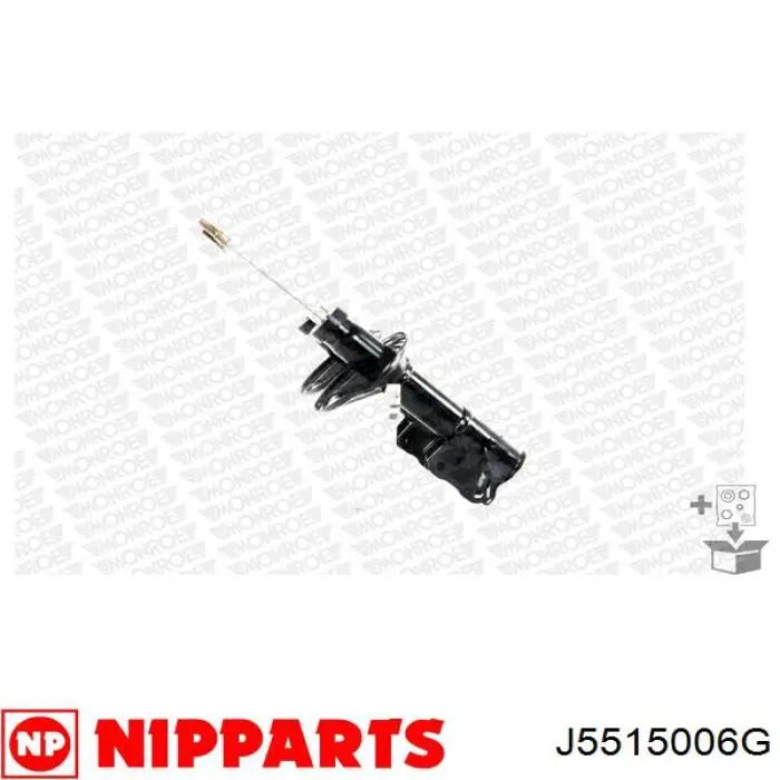 J5515006G Nipparts amortiguador delantero derecho