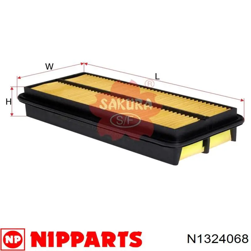 N1324068 Nipparts filtro de aire