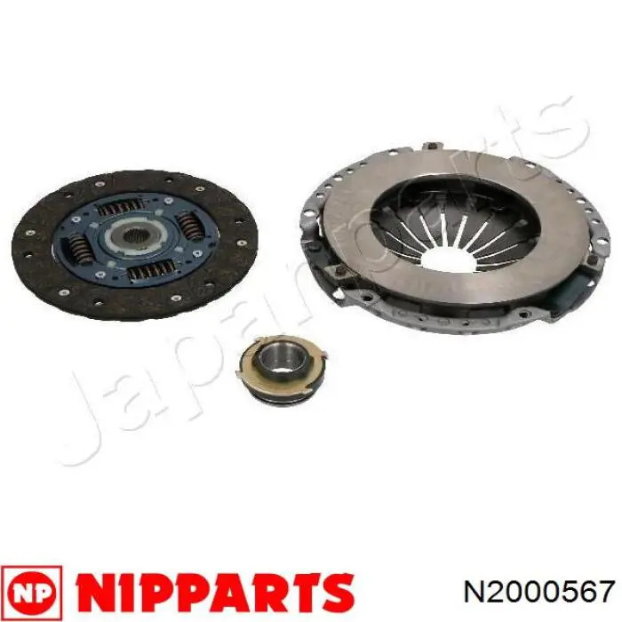 N2000567 Nipparts kit de embrague (3 partes)