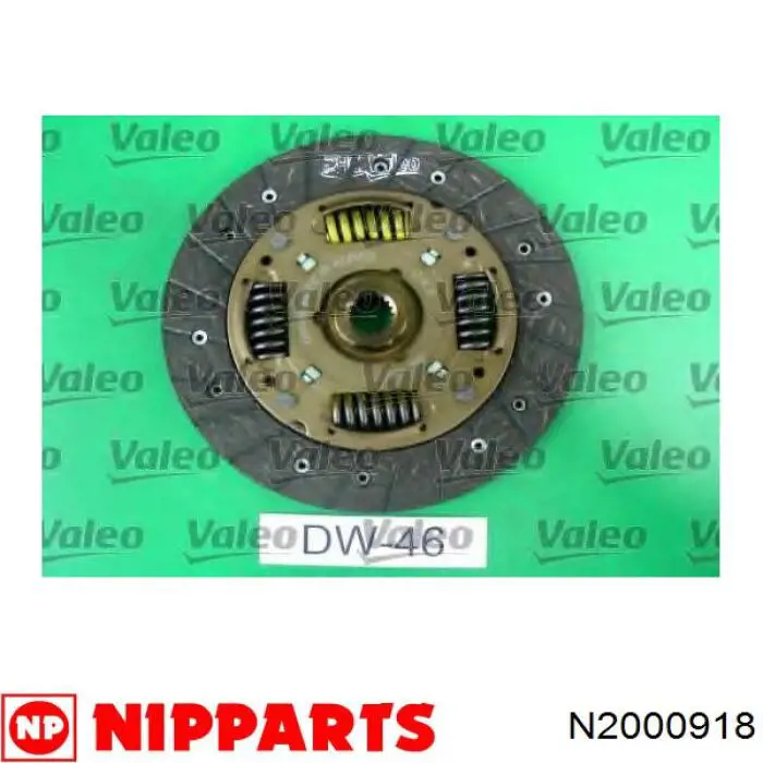 N2000918 Nipparts kit de embrague (3 partes)