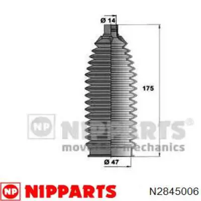 N2845006 Nipparts fuelle, dirección