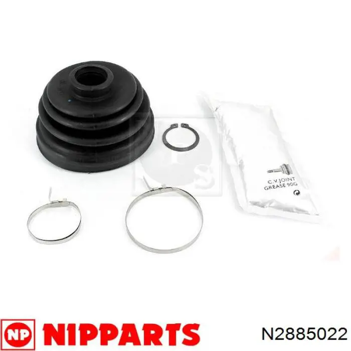 N2885022 Nipparts fuelle, árbol de transmisión trasero interior