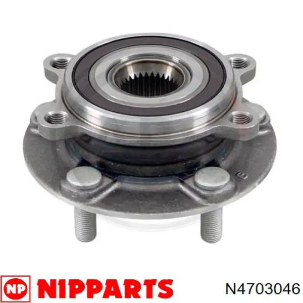 N4703046 Nipparts cubo de rueda delantero