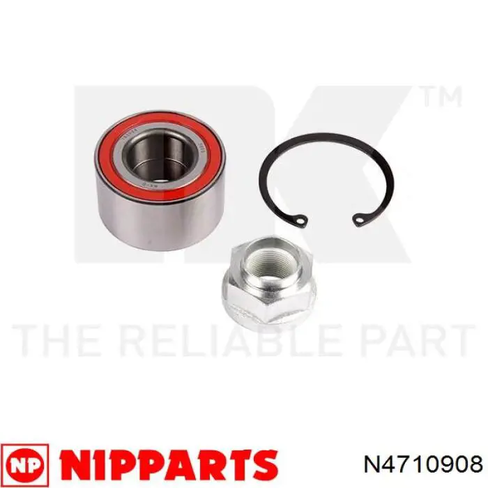 N4710908 Nipparts cojinete de rueda trasero