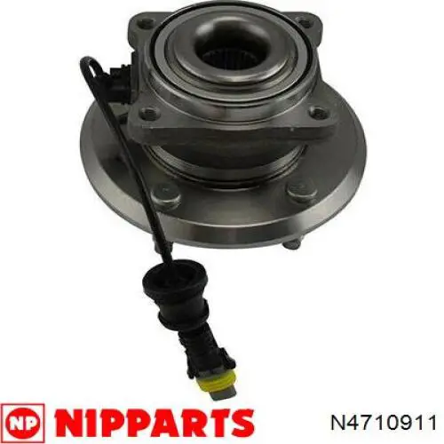 N4710911 Nipparts cubo de rueda trasero