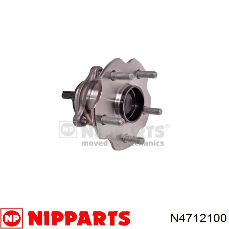 N4712100 Nipparts cubo de rueda trasero