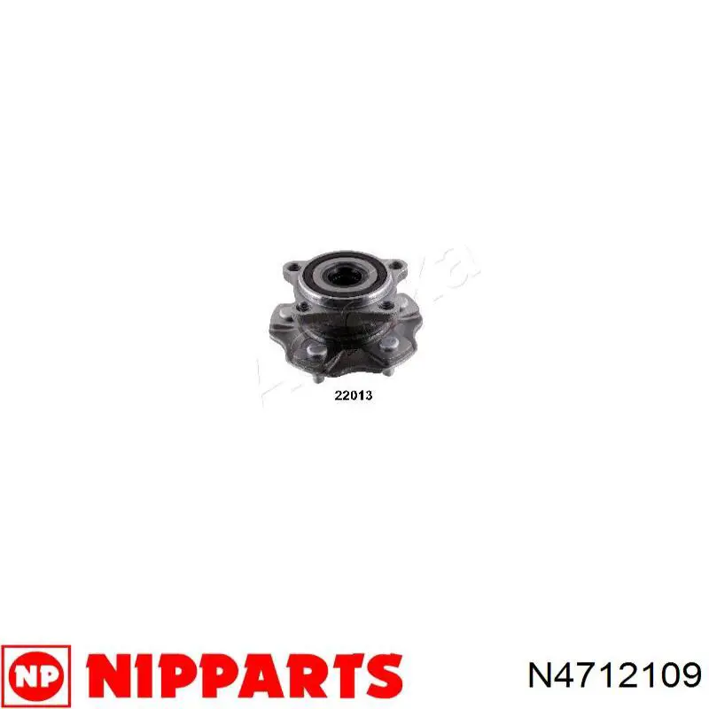 N4712109 Nipparts cubo de rueda trasero