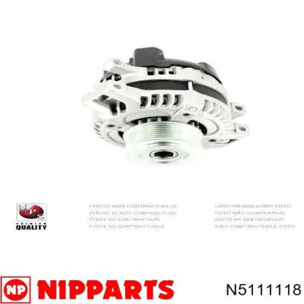 N5111118 Nipparts alternador