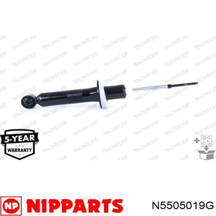 N5505019G Nipparts amortiguador delantero