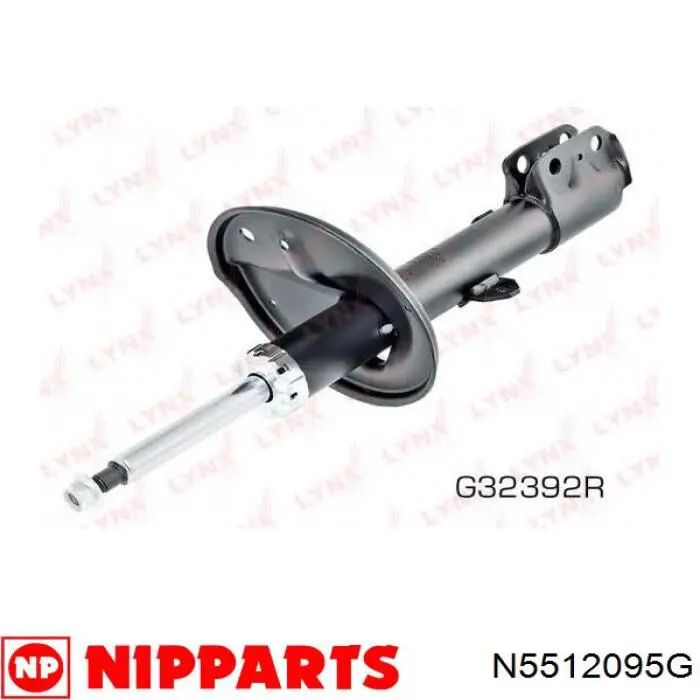 N5512095G Nipparts amortiguador delantero derecho