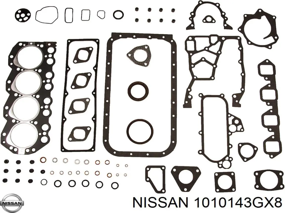 1010143G28 Nissan juego de juntas de motor, completo