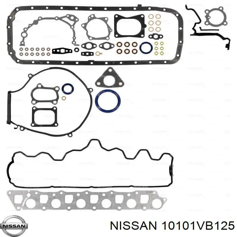  Juego de juntas de motor, completo para Nissan Patrol Y60