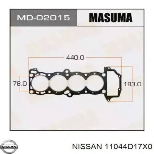  Junta de culata para Nissan Bluebird T72 , T12