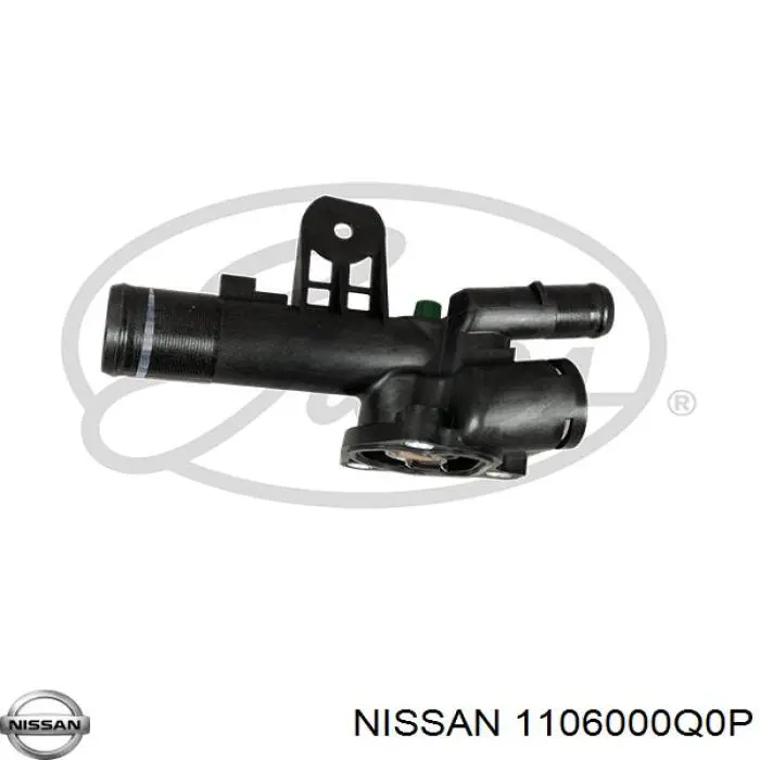 1106000Q0P Nissan termostato, refrigerante