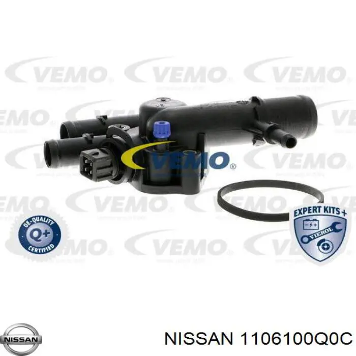 1106100Q0C Nissan termostato, refrigerante