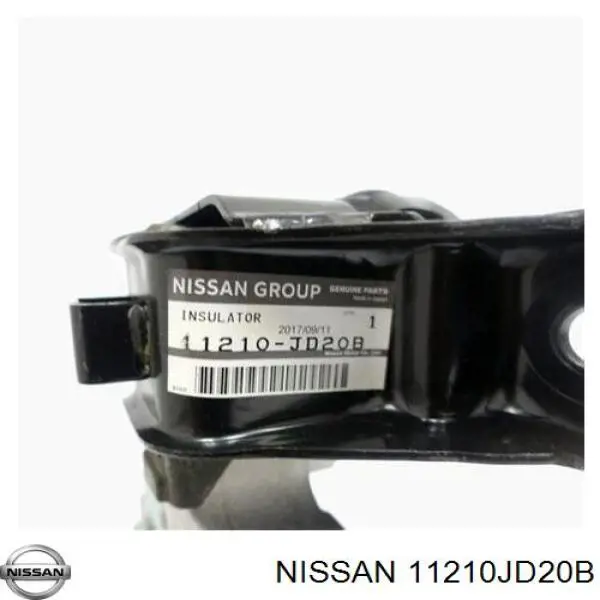 11210JD20B Nissan soporte de motor derecho