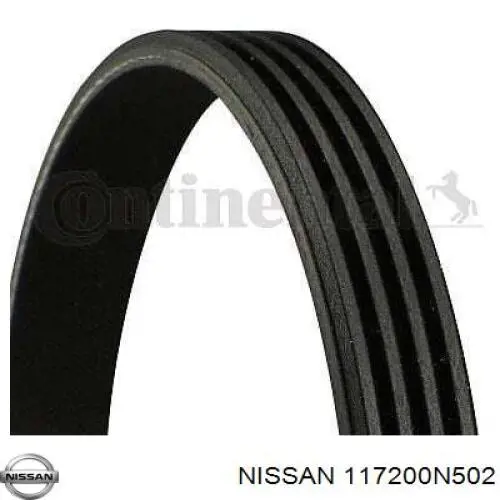 117200N502 Nissan correa trapezoidal