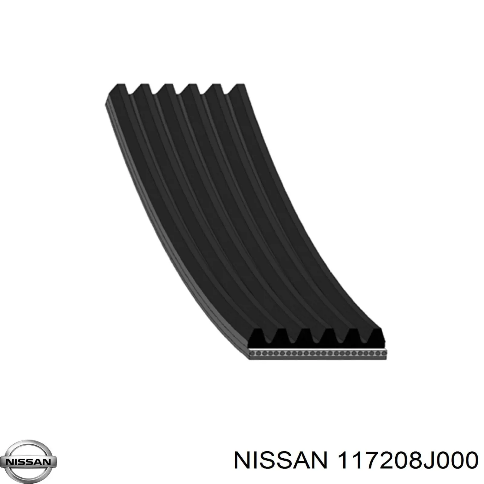 117208J000 Nissan correa trapezoidal