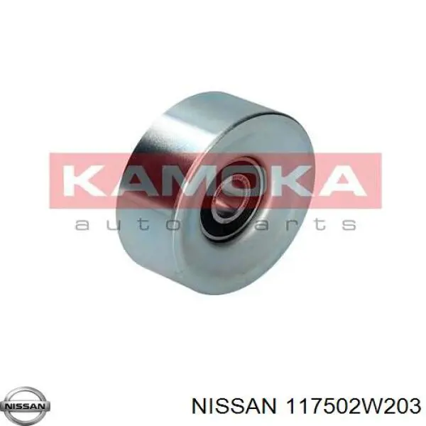 117502W203 Nissan tensor de correa, correa poli v