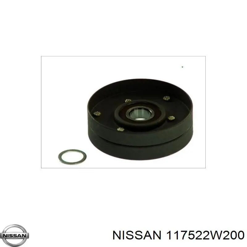 117522W200 Nissan tensor de correa, correa poli v