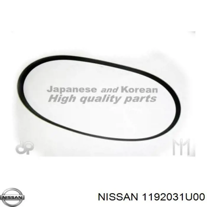 1192031U00 Nissan correa trapezoidal