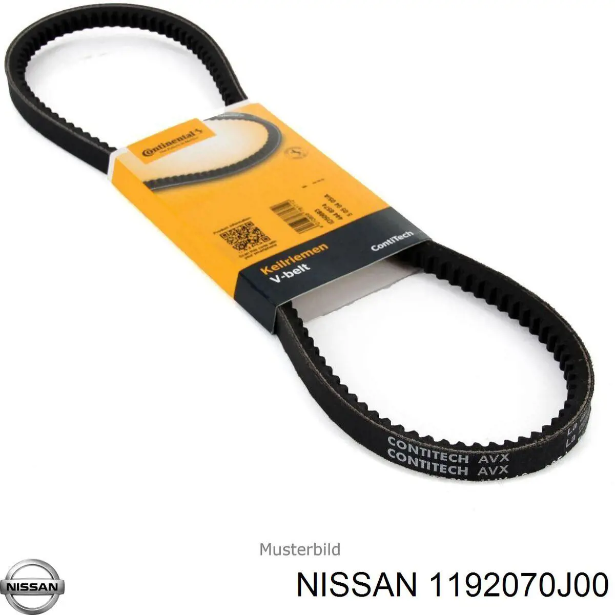 1192070J00 Nissan correa trapezoidal