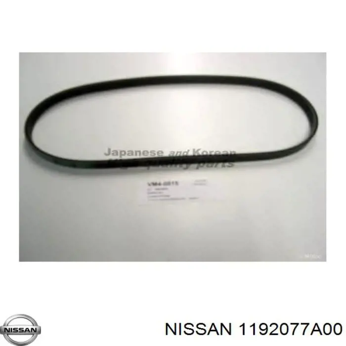 1192077A00 Nissan correa trapezoidal