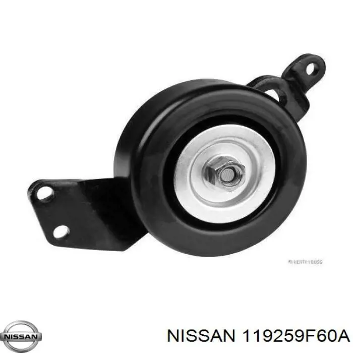 119259F60A Nissan tensor de correa, correa poli v