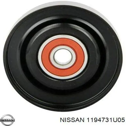 1194731U05 Nissan rodillo, correa trapecial poli v