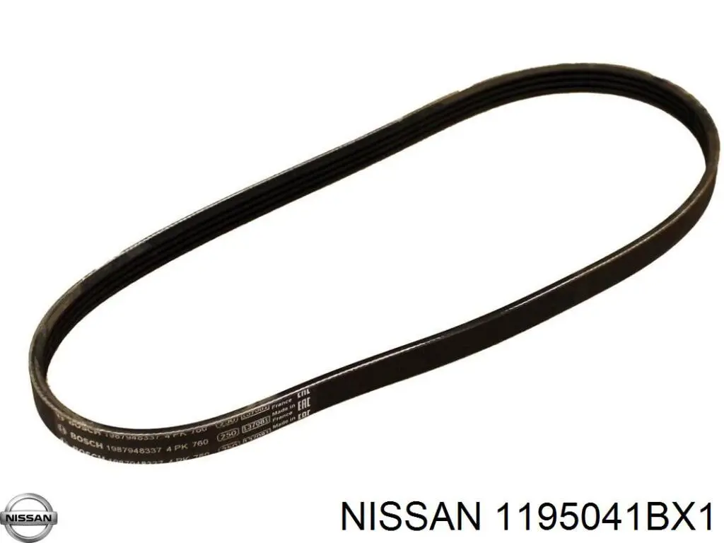 1195041BX1 Nissan correa trapezoidal