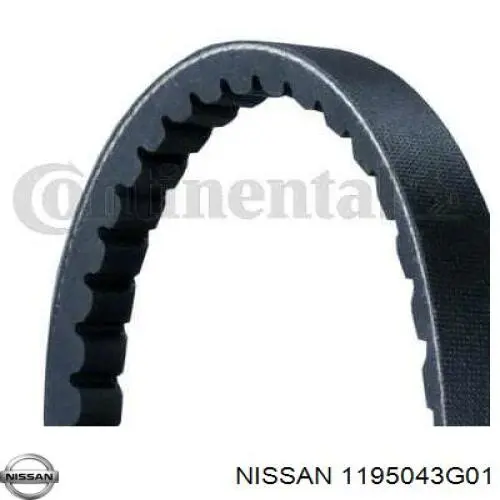 1195043G01 Nissan correa trapezoidal