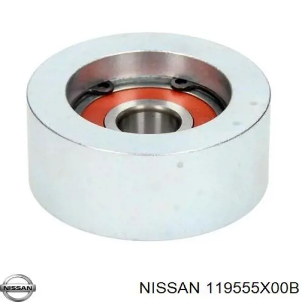 119555X00B Nissan tensor de correa, correa poli v