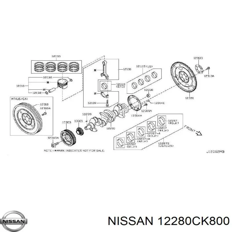 12280CK800 Nissan 