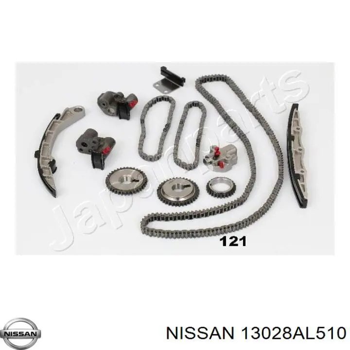 13028AL510 Nissan cadena de distribución, eje de balanceo