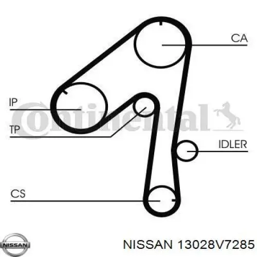  Correa distribucion para Nissan Patrol Y60