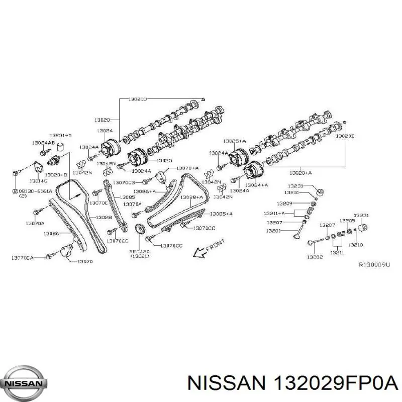  Válvula de escape para Infiniti QX56 JA60